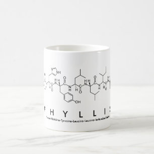 Phyllis peptide name mug