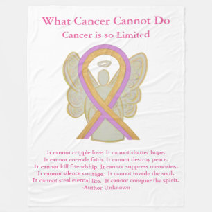 Phyllodes Tumour Awareness Ribbon Cancer Blanket