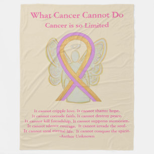 Phyllodes Tumour Awareness Ribbon Fleece Blankets
