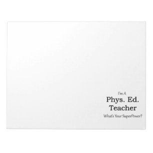 Phys. Ed. Teacher Notepad