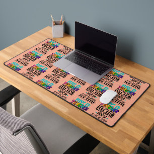 Phys Ed Teacher Only Because Full Time Multi Task Desk Mat