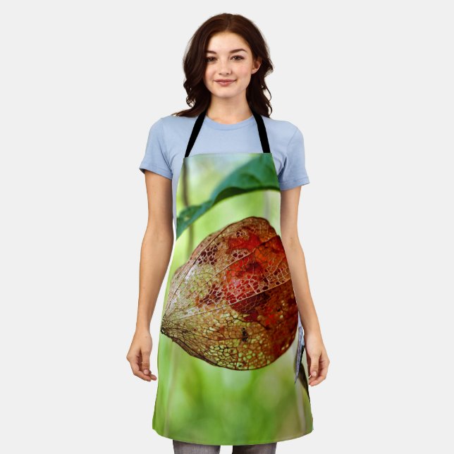 Physalis alkekengi All Over Print Apron (Worn)