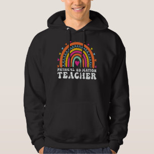 Physical Education PE Teacher Phys Ed Leopard Boho Hoodie