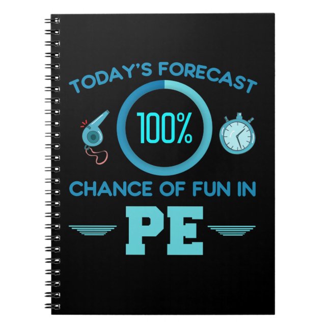 Physical Education Teacher Educator Humour Notebook (Front)