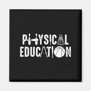 Physical education teacher favorite basketball tea magnet
