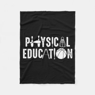 Physical education teacher favourite basketball te fleece blanket