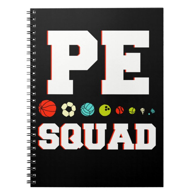 Physical Education Teacher Sports PE Notebook (Front)