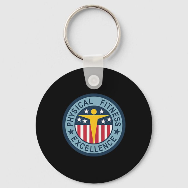 Physical Fitness Badge - Us Army  Key Ring (Front)