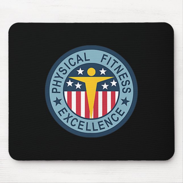 Physical Fitness Badge - Us Army  Mouse Pad (Front)