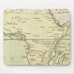 Physical map of Africa Mouse Pad