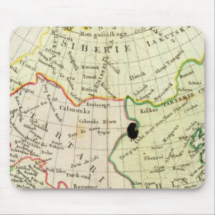 Physical map of Asia Mouse Pad