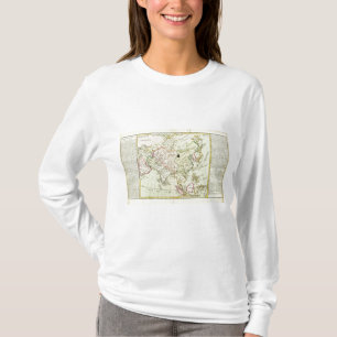 Physical map of Asia T-Shirt