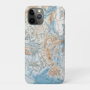 Physical Map of Europe (1916) iPhone 11 Pro Case