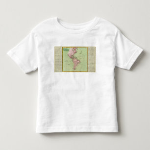 Physical map of the Americas Toddler T-Shirt