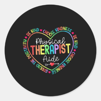 Physical Therapist Aide Pt Physical Therapy Physio Classic Round Sticker
