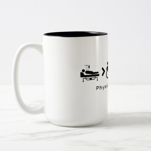 Physical Therapist Coffee Mug (Left)