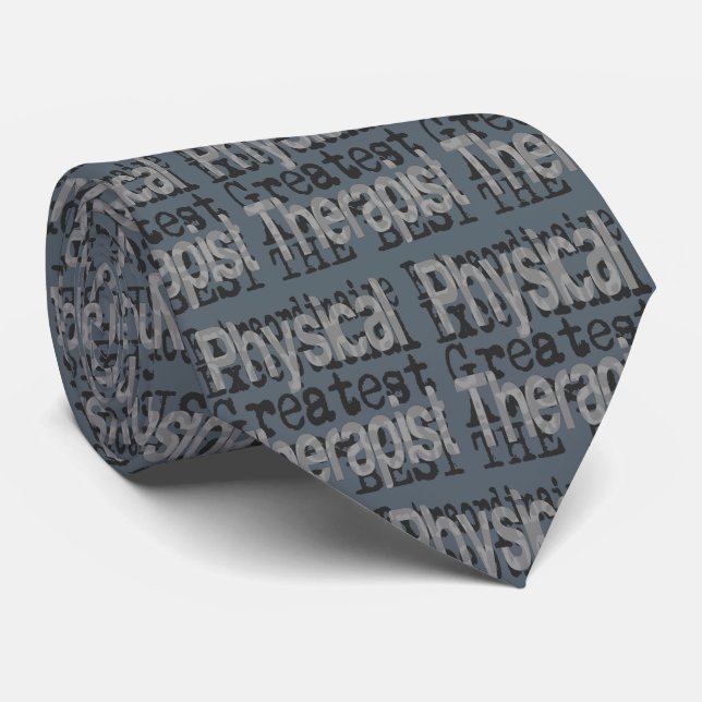 Physical Therapist Extraordinaire Tie (Rolled)