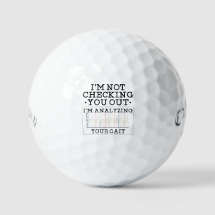 Physical Therapist Gag Funny Saying Golf Balls