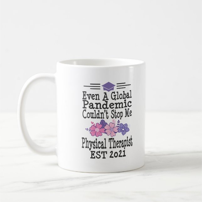 Physical Therapist Graduation Gift DPT 2021 Coffee Mug (Left)