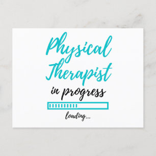 Physical Therapist In Progress 2 Holiday Postcard