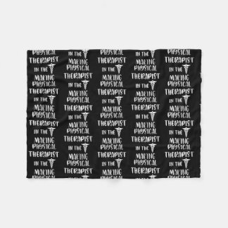 Physical Therapist In The Making Physical Therapy Fleece Blanket