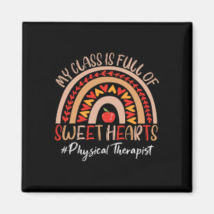 Physical Therapist My Cl Is Full Of Sweet Hearts R Magnet