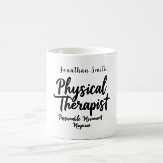 Physical Therapist Passionate Movement Typography Coffee Mug