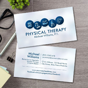 Physical therapist - Physiotherapy  Business Card
