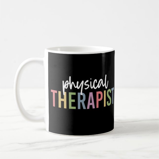 Physical Therapist PT Graduate Physiotherapy Gifts Coffee Mug (Left)