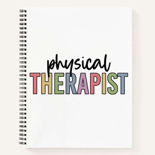 Physical Therapist PT Graduate Physiotherapy Notebook (Front)