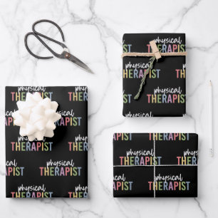 Physical Therapist PT Graduate Physiotherapy Wrapping Paper Sheet