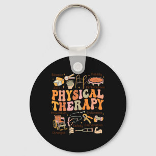 Physical Therapist Pt Pta Fall Thanksgiving Physic Key Ring