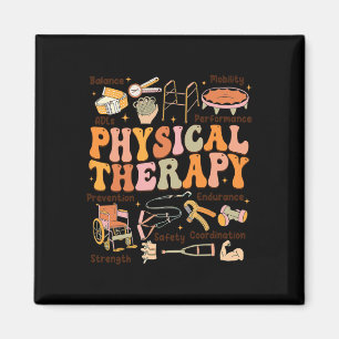 Physical Therapist Pt Pta Fall Thanksgiving Physic Magnet