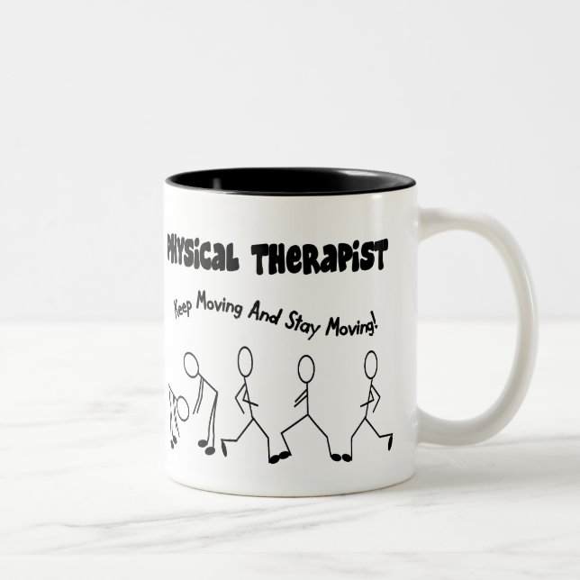 Physical Therapist T-Shirts and Gifts Two-Tone Coffee Mug (Right)