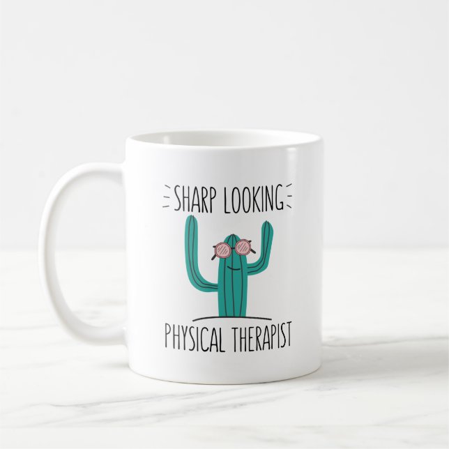 Physical Therapist Thank You Appreciation Gift Coffee Mug (Left)