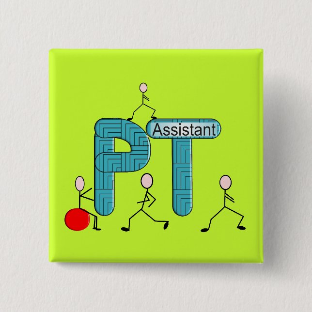 Physical Therapy Assistant Gifts 15 Cm Square Badge (Front)
