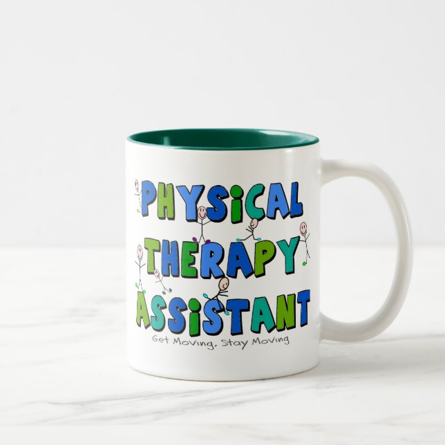 Physical Therapy Assistant Gifts Two-Tone Coffee Mug (Right)