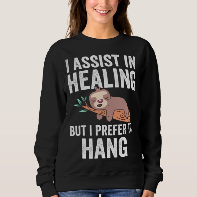 Physical Therapy Assistant PTA Professional Hang Sweatshirt (Front)