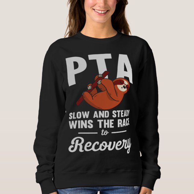 Physical Therapy Assistant PTA Professional Race Sweatshirt (Front)