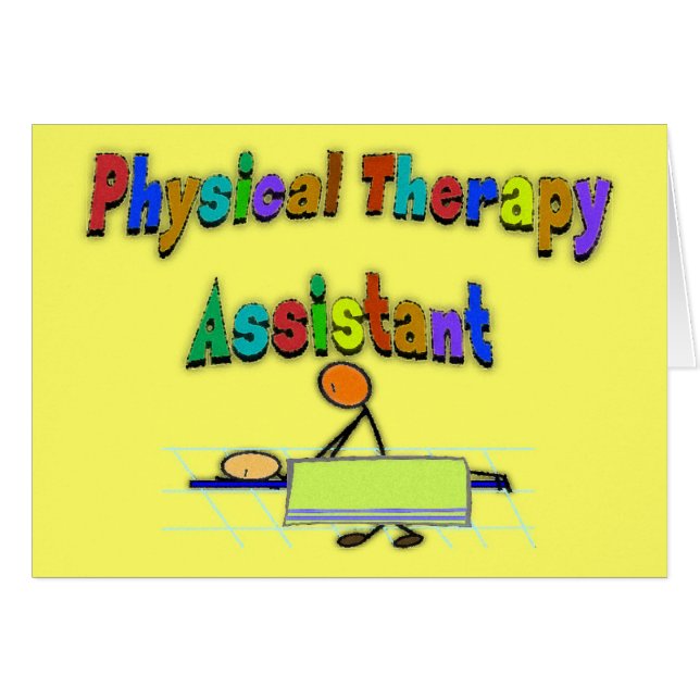 Physical Therapy Assistant--Stick Figure Design (Front Horizontal)