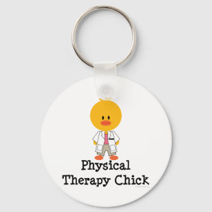 Physical Therapy Chick Keychain