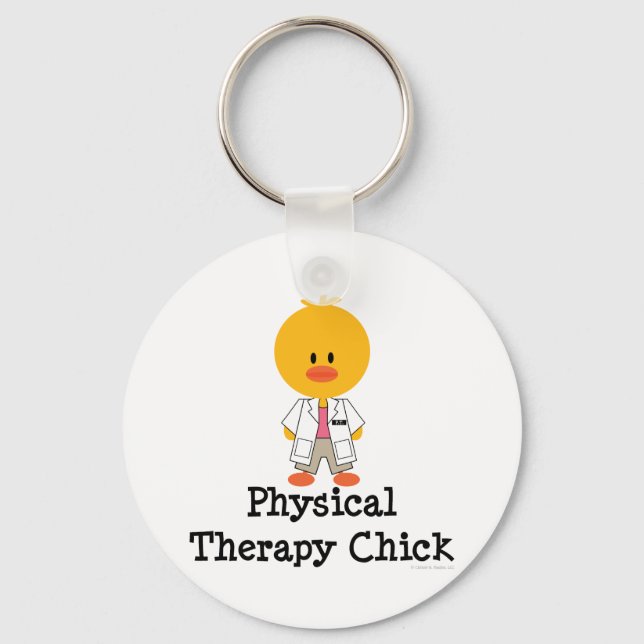 Physical Therapy Chick Keychain (Front)