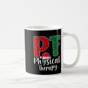 Physical Therapy Christmas Santa Hat Pt Therapist  Coffee Mug