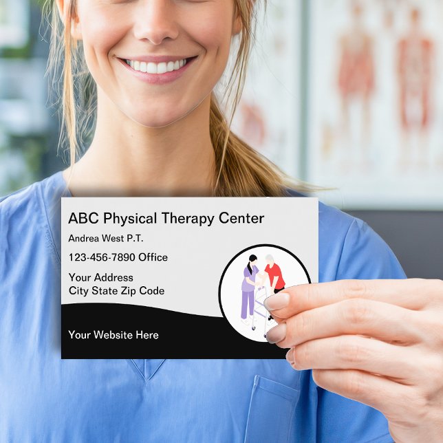 Physical Therapy Clinic Business Cards (Creator Uploaded)