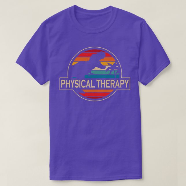 Physical Therapy Dinosaur T-Shirt (Design Front)