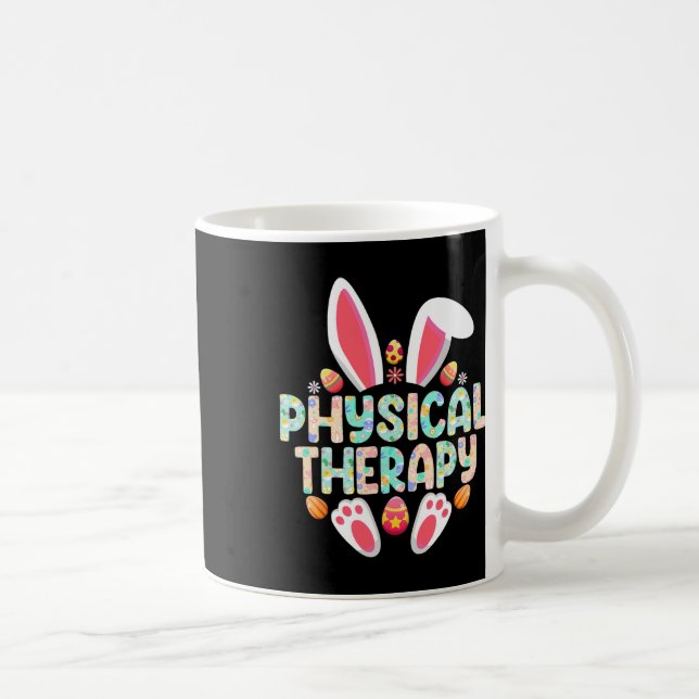 Physical Therapy Easter Bunny Physical Therapist  Coffee Mug (Right)