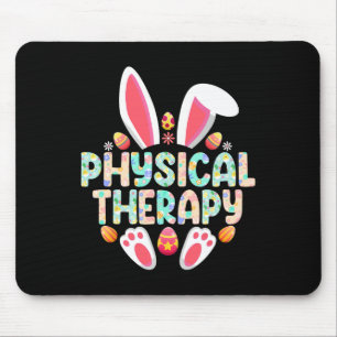 Physical Therapy Easter Bunny Physical Therapist  Mouse Pad