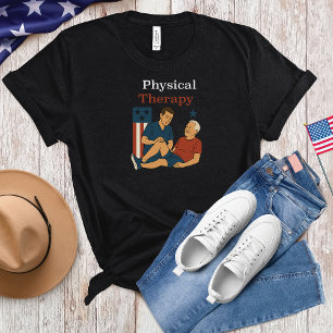 Physical Therapy Fourth of July T-Shirt