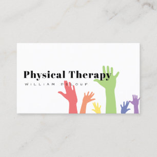 Physical Therapy Health Business Card