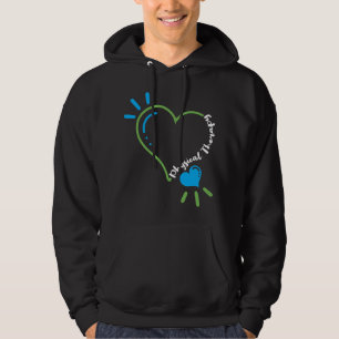 Physical Therapy Heart Physiotherapy PT Rehab Ther Hoodie